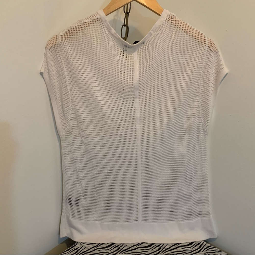 rag & bone Odette Mesh-Knit Tee - Picture 4 of 7